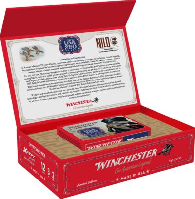 Winchester Ammo WEX12250 USA 250th Commemorative Box Series 12Gauge 3″ 1 1/8oz 2Shot 10 Per Box/6 Case