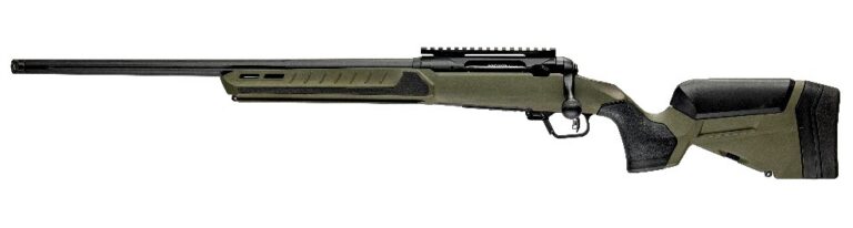 Savage Arms 32648 110 Core Predator Full Size 6mm ARC 10+1 22″ Medium Heavy Fluted Barrel, Arca Rail Forend, Hunter Green AccuStock w/AccuFit V2 Synthetic Stock, Left Hand Savage Arms 32648 110 Core Predator Full Size 6mm ARC 10+1 22″ Medium Heavy Fluted Barrel, Arca Rail Forend, Hunter Green AccuStock w/AccuFit V2 Synthetic Stock, Left Hand