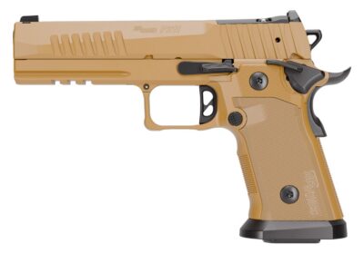 SIG SAUER P211-GT5 COYOTE 9MM PISTOL 5″ COY TAN 2-21RD, 1-17RDRD MAGS
