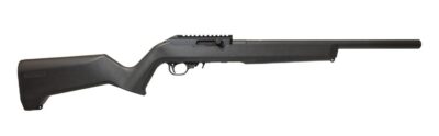 Franklin Armory 0290003BLK F22 V 22 LR 10+1 18″ Black Integrated Suppressor Barrel, Black Hardcoat Anodize Aluminum Receiver w/Picatinny Rail, Black Magpul MOE X-22 Synthetic Stock, Ruger BX Trigger