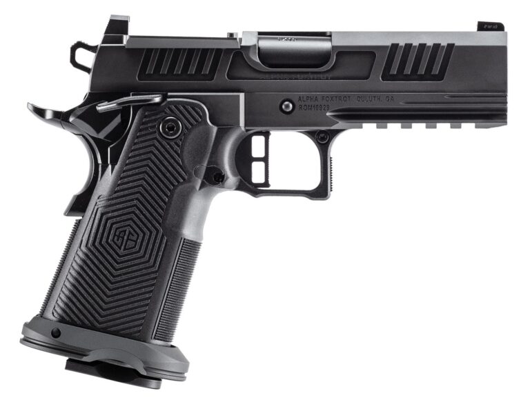 AF1911-ROMULUS 45ACP 4.25″ BULL MOS DLC BLACK 13/13RD