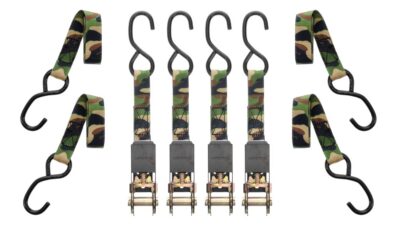 MUDDY MUD-SDRS8-4PK   1″X8′ STD DUTY RATCHET STRAP
