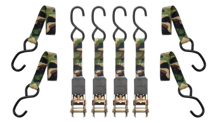MUDDY MUD-SDRS8-4PK 1″X8′ STD DUTY RATCHET STRAP MUDDY MUD-SDRS8-4PK 1″X8′ STD DUTY RATCHET STRAP