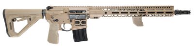 CNC Faxon FF-15 Limited Edition Rifle, 6mm ARC, 16″, FDE, MLOK, Kung Fu Grip