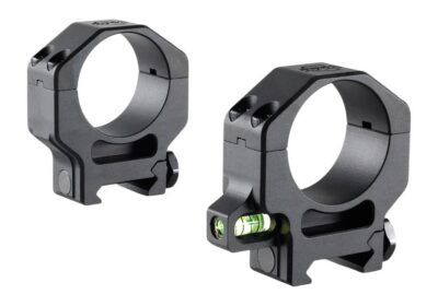 RPM Precision 30mm High (1.25”) Scope Rings with Co-Linear Bubble Level