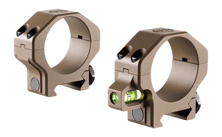 RPM Bubble Rings 35mm Low (.885″) with Co-Linear Bubble Level, FDE Cerakote RPM Bubble Rings 35mm Low (.885″) with Co-Linear Bubble Level, FDE Cerakote