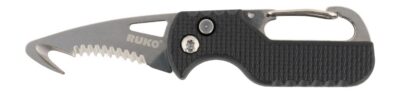 RUKO RUK0194BK    RESCUE 1.75′ BLK GFR FOLDING