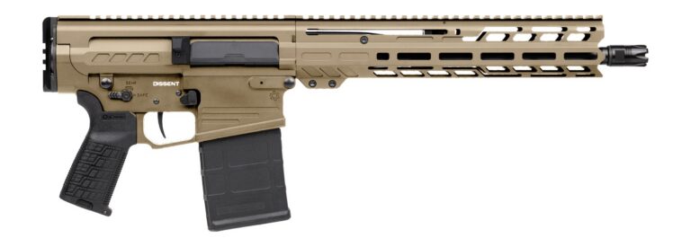 CMMG 33A9E0C-CT Dissent Mk3 8.6 Blackout 20+1 12.50″ Black Nitride Threaded Barrel, Coyote Tan Cerakote Aluminum Receiver w/Picatinny Rail, M-LOK Handguard, Rear Picatinny Rail, CMMG Zeroed Grip, Ambi