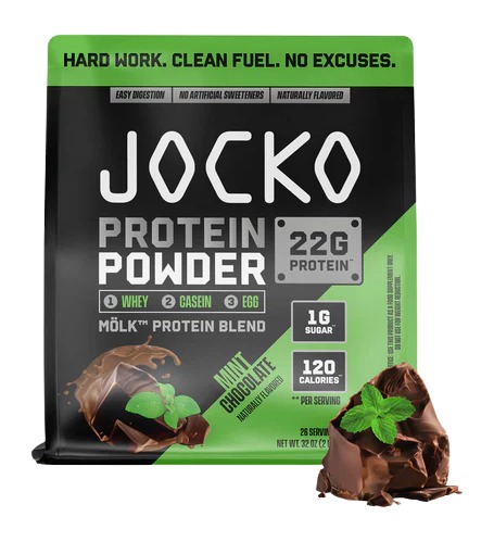 JOCKO 29112 CHOCOLATE MINT PROTEIN POWDER BAG JOCKO 29112 CHOCOLATE MINT PROTEIN POWDER BAG