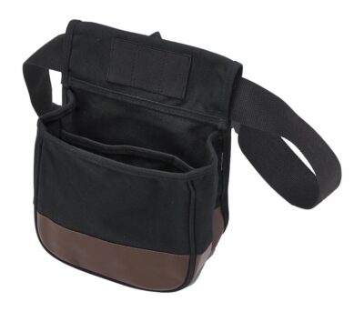 US PK DIVIDED SHELL POUCH BLK