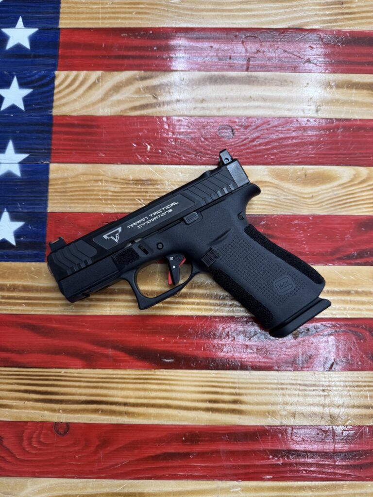 Glock 43X, MOS, Semi-Automatic Handgun, Black, 3.41″ Bronze Barrel, TTI Combat Carry Custome, Timminy Trigger, (2) 10 Rd Mags, OEM Case, W/ Lock Glock 43X, MOS, Semi-Automatic Handgun, Black, 3.41″ Bronze Barrel, TTI Combat Carry Custome, Timminy Trigger, (2) 10 Rd Mags, OEM Case, W/ Lock