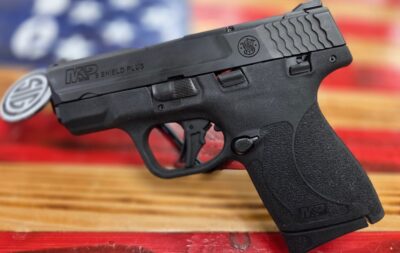 SMITH & WESSON M&P Shield 9 Plus, 9MM, Semi Auto Pistol, 3in, Black, One Magazine, No Case, No Lock