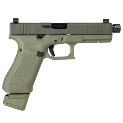 GLOCK 17V C4 OD GREEN 9MM 17RD BLACK BARREL SUPPRESSOR HEIGHTS SIGHTS OPTICS CUT PV1750203HUNT
