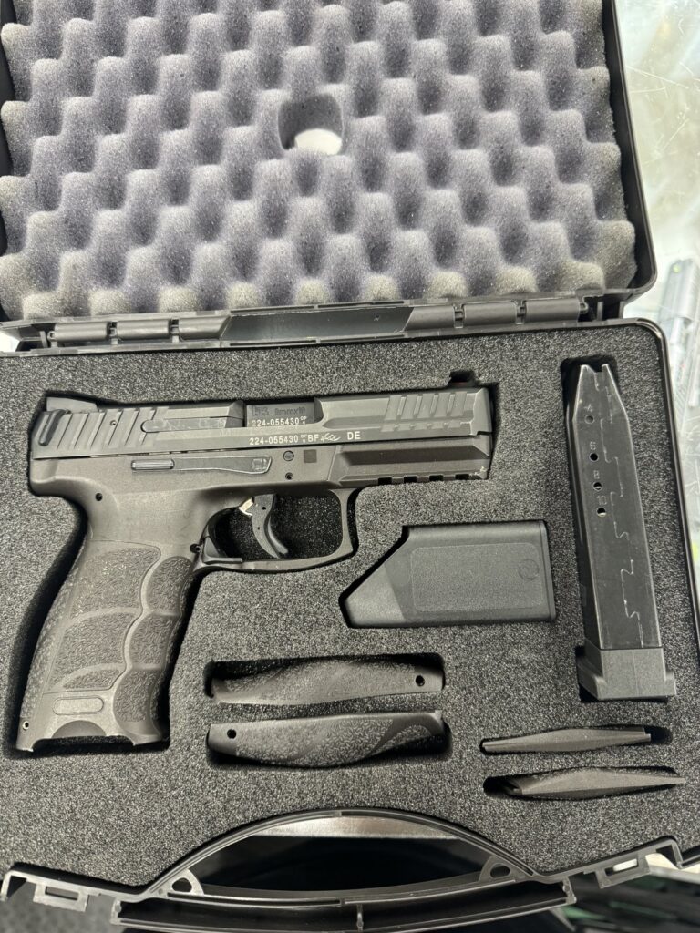Heckler & Koch 700009A5 VP9 *MA Compliant 9mm Luger Double 4.09″ 10+1 Black Interchangeable Backstrap Grip Black Slide Heckler & Koch 700009A5 VP9 *MA Compliant 9mm Luger Double 4.09″ 10+1 Black Interchangeable Backstrap Grip Black Slide