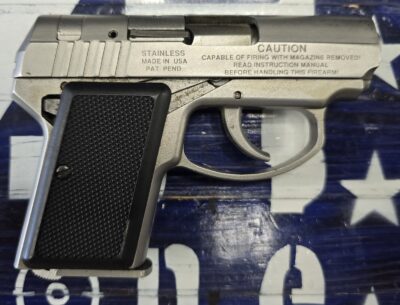 AMT Backup 380 Semi Auto Pistol, Stainless 2.6″