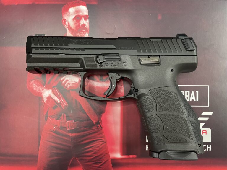 Heckler and Koch VP9K Handgun Semi Auto, Black, 9MM, 4″ Barrel, Comes with OEM Case, Lock and (2) 10 round magazines Heckler and Koch VP9K Handgun Semi Auto, Black, 9MM, 4″ Barrel, Comes with OEM Case, Lock and (2) 10 round magazines