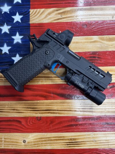 ATLAS Athena, Semi-Automatic Handgun, 4.6″ Barrel, Black, OEM Bag, No lock, No mags
