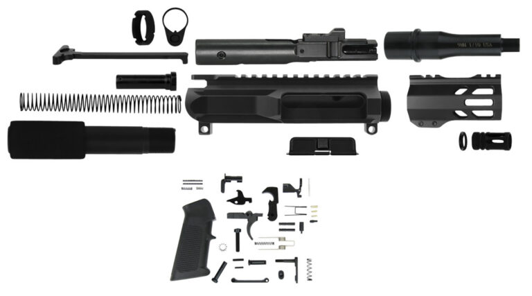TacFire AR Build Kit 9mm Luger 4.50″ Barrel Black for AR Platform TacFire AR Build Kit 9mm Luger 4.50″ Barrel Black for AR Platform