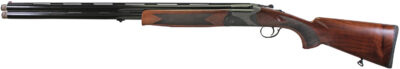 Iver Johnson Arms IJ60012 IJ600  12 Gauge Break Open 3″ 2rd 28″ Over/Under Vent Rib Barrel, Matte Black Chromed w/Engraving Steel Receiver, Fixed Walnut Checkered Wood Stock & Forend