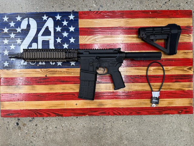 Second Amendment Zone LT-15 Pistol, Daniel Defense MK18 Upper, Black, 10.3″ Barrel, 556, Semi Auto, COMPMAG, No Bag, No Lock Second Amendment Zone LT-15 Pistol, Daniel Defense MK18 Upper, Black, 10.3″ Barrel, 556, Semi Auto, COMPMAG, No Bag, No Lock