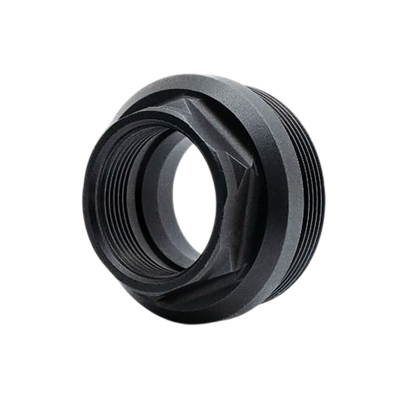 Armaspec ARM891-BLK HUB Thread Adapter Fits 1 3/8″x24 External 0.9×24 Internal Stainless Steel Black