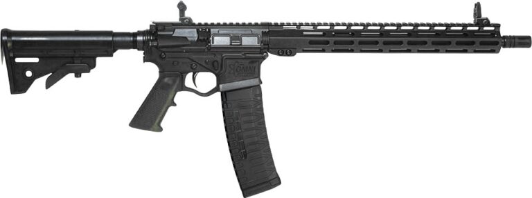 ATI ALPHA MAXX 5.56 RIFLE 16″ 15″ HANDGUARD BLACK, FLIP UP 1-60RD MAG