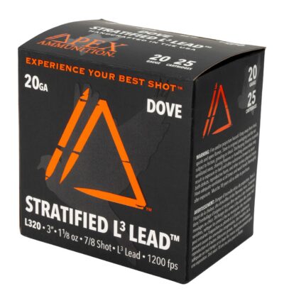ED Stratified 20GA 3″ 1-1/8oz #7/#8 25/Bx