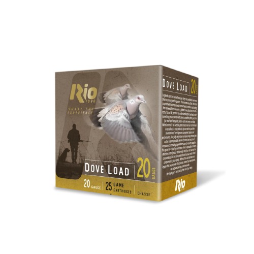 Rio Dove Load 20Ga 2.75in  7/8oz #8 25 Rds