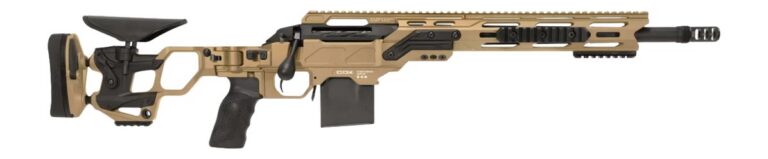 Cadex Inc CDXSSCOV308165CP20I2E1 CDX-SS Seven S.T.A.R.S. Covert Compact 308 Win 10+1 16.50″ Black DLC Fluted Threaded Barrel, Hybrid Tan Cerakote Receiver w/Picatinny Rail, M-LOK Handguard, Hybrid Tan