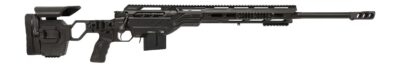 Cadex Inc CDXMCKRKN33827BR30I2D3 CDX-MC Kraken 338 Lapua Mag 5+1 27″ Black DLC Match Grade Threaded Barrel, Black DLC Receiver w/Picatinny Rail, M-LOK Handguard, Black Adjustable Folding Buttstock, Bl