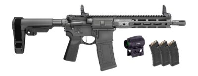 SPRINGFIELD ARMORY SAINT VICTOR 300 BLK 9.5IN BARREL 10RD BLACK  W/SB TACTICAL SBA3 BRACE STV995300BLCV2SBAPAC