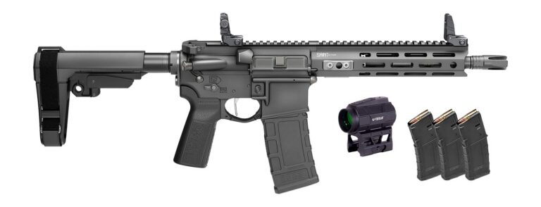 SPRINGFIELD ARMORY SAINT VICTOR 300 BLK 9.5IN BARREL 10RD BLACK W/SB TACTICAL SBA3 BRACE STV995300BLCV2SBAPAC SPRINGFIELD ARMORY SAINT VICTOR 300 BLK 9.5IN BARREL 10RD BLACK W/SB TACTICAL SBA3 BRACE STV995300BLCV2SBAPAC