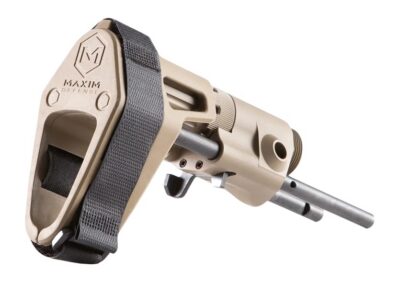Maxim MXM47545 CQB PDW Brace AR-15 Pistol 7075 Aluminum Alloy Flat Dark Earth