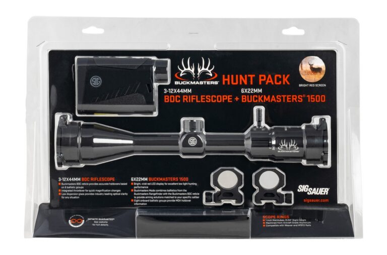 SIG SOK15BM08 BUCKMASTER 3-9X50 W/RF & RNG KIT SIG SOK15BM08 BUCKMASTER 3-9X50 W/RF & RNG KIT