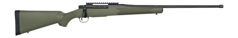 Mossberg 28223 Patriot 6.5 PRC 4+1 24″ Matte Blued Fluted Threaded Barrel, OD Green Synthetic Stock Mossberg 28223 Patriot 6.5 PRC 4+1 24″ Matte Blued Fluted Threaded Barrel, OD Green Synthetic Stock