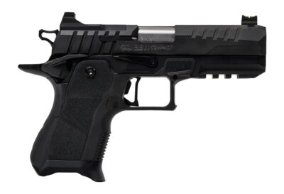 Oa Defense  2311 Pro Compact 9mm Luger 15+1 4.25″ DLC Black Steel Optic Ready/Serrated Slide, Black Aluminum Frame w/Picatinny Rail, Black Polymer Grip, Ambidextrous