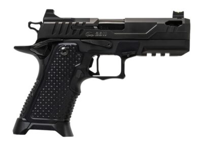 Oa Defense  2311 Pro Elite Compact Frame 9mm Luger 21+1 4.25″ DLC Black Steel Optic Ready/Serrated Slide, Black Aluminum Frame w/Picatinny Rail, Black Aluminum Grip, Ambidextrous