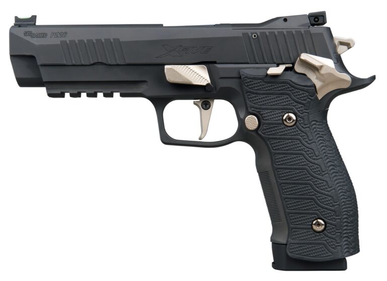 Sig Sauer 226X59NMRSAO10 P226 XFive Nightmare Full Size Frame 9mm Luger 10+1 5″ Bull Barrel, Black Nitron Stainless Steel Optic Ready/Serrated Slide & Frame w/Beavertail & Picatinny Rail, Custom Hogue Sig Sauer 226X59NMRSAO10 P226 XFive Nightmare Full Size Frame 9mm Luger 10+1 5″ Bull Barrel, Black Nitron Stainless Steel Optic Ready/Serrated Slide & Frame w/Beavertail & Picatinny Rail, Custom Hogue
