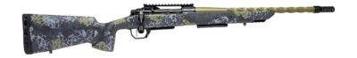 Horizon Firearms HRF-VE2-7MBC-22R Venatic 2 7mm BC 22″ Sage Green Spiral Fluted Threaded Barrel, Black DLC Receiver w/Picatinny Rail, Arca Rail Forend, Artic Moss Iota EKO X Carbon Fiber Stock