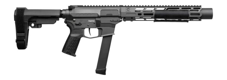 CMMG 99A6832-TNG Zeroed Banshee MkGs 9mm Luger 33+1 6.50″ Black Nitride Threaded Barrel, Tungsten Cerakote Aluminum Receiver w/Picatinny Rail, M-LOK Handguard, Black Polymer CMMG RipBrace, CMMG Zeroed CMMG 99A6832-TNG Zeroed Banshee MkGs 9mm Luger 33+1 6.50″ Black Nitride Threaded Barrel, Tungsten Cerakote Aluminum Receiver w/Picatinny Rail, M-LOK Handguard, Black Polymer CMMG RipBrace, CMMG Zeroed