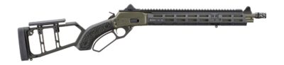 Marlin 70924 1894 Mad Pig Customs 38 Special 357 Mag 8+1 16.10″ Magpul OD Green Cerakote Threaded Barrel, Receiver w/Picatinny Rail, Black Midwest Industries w/Mad Pig Custom Grip Panels & M-LOK Slots Aluminum Stock