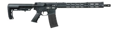 Black Rain Ordnance BRO-26052801 Spec15 5.56 NATO 30+1 16″ Black Nitride Barrel, Matte Black Cerakote Aluminum Receiver w/Picatinny Rail, M-LOK Handguard, MFT Minimalist Black Polymer Stock, Black G.I