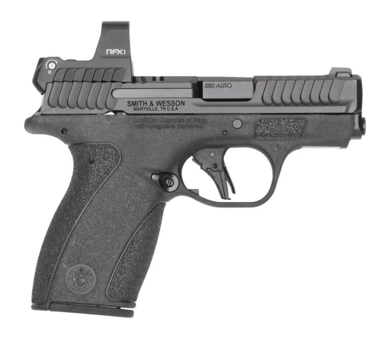 Smith & Wesson Bodyguard 2.0 Pistol, .380acp, 2.75″, 1x10rd, 1x12rd, NTS, Viridian RFX1 Optic Smith & Wesson Bodyguard 2.0 Pistol, .380acp, 2.75″, 1x10rd, 1x12rd, NTS, Viridian RFX1 Optic
