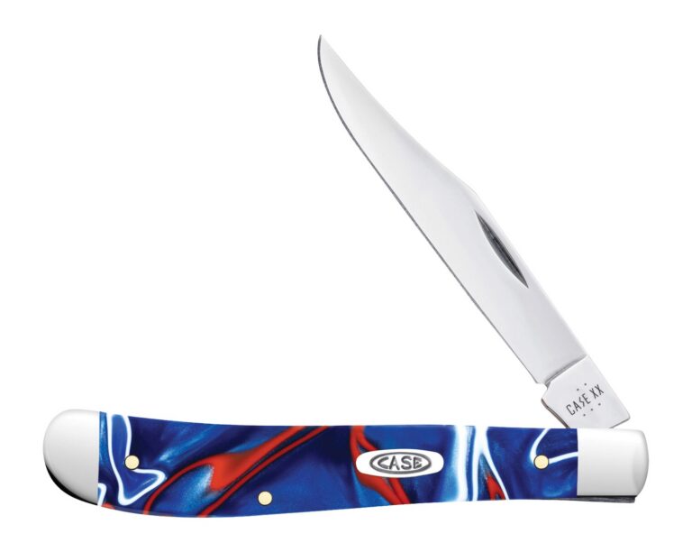CASE 11229 PATRIOTIC KIRINITE SLIMLINE TRAPPER CASE 11229 PATRIOTIC KIRINITE SLIMLINE TRAPPER