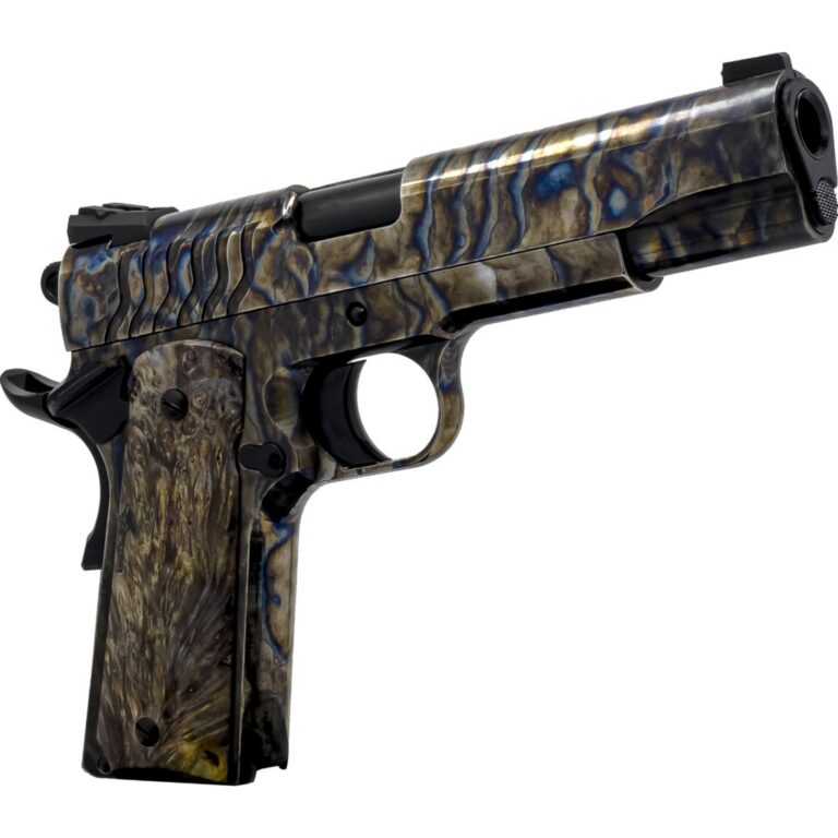 Dickinson LLC DKSN9FS Adam 1911 Fireball Full Size 9mm Luger 9+1 4.37″ Steel Serrated Slide, Steel Frame w/Beavertail Dickinson LLC DKSN9FS Adam 1911 Fireball Full Size 9mm Luger 9+1 4.37″ Steel Serrated Slide, Steel Frame w/Beavertail