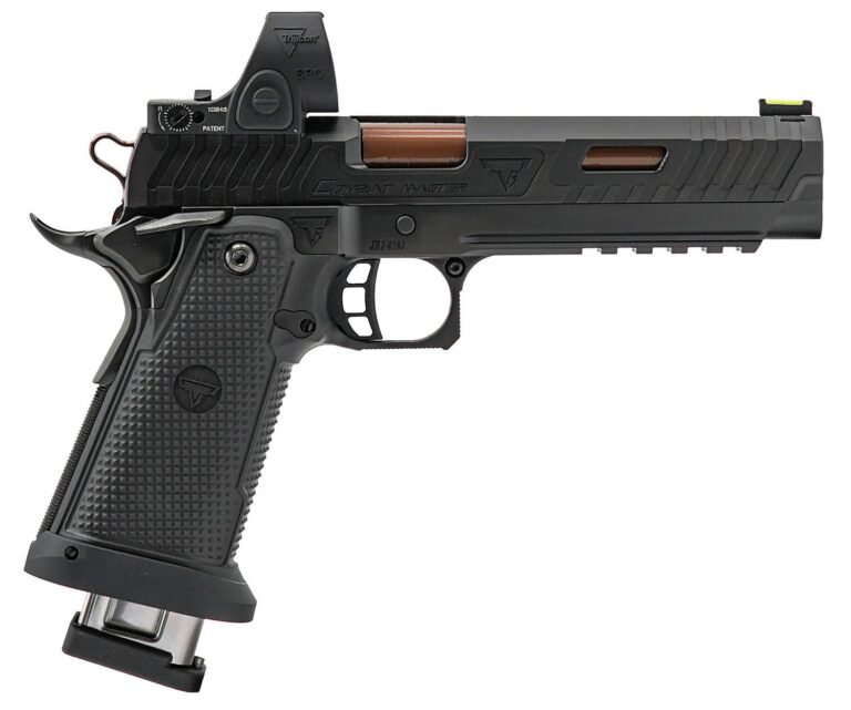 Taran Tactical Innovations JW3 Combat Master, Optic Ready, W Black SRO 9″ Black Single Shot 25acp Taran Tactical Innovations JW3 Combat Master, Optic Ready, W Black SRO 9″ Black Single Shot 25acp
