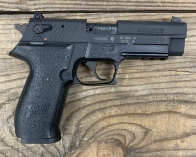 Sig Sauer Mosquito 22LR Semi-Auto Pistol 4″ Black, 1x 10 Round Magazine, OEM Case