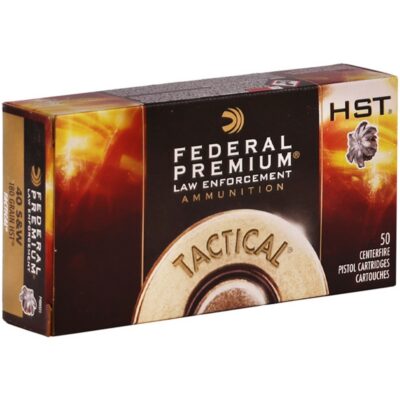 Federal P40HST1S Premium Personal Defense 40S&W 180gr HST Jacketed Hollow Point 20 Per Box/10 Case