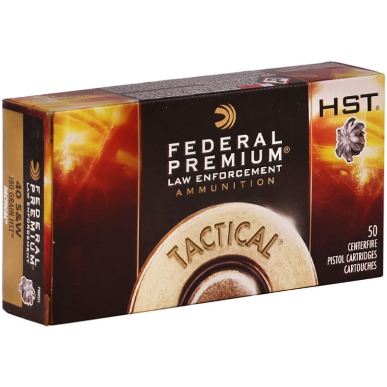 Federal P40HST1S Premium Personal Defense 40S&W 180gr HST Jacketed Hollow Point 20 Per Box/10 Case Federal P40HST1S Premium Personal Defense 40S&W 180gr HST Jacketed Hollow Point 20 Per Box/10 Case