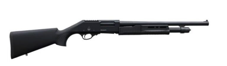 Akkar 612 Homestead, 12ga, 18.5″, 3 In, Matte Black Receiver With Integrated Pic Rail, Black Polymer Stock, Cyl Fixed Choke Akkar 612 Homestead, 12ga, 18.5″, 3 In, Matte Black Receiver With Integrated Pic Rail, Black Polymer Stock, Cyl Fixed Choke